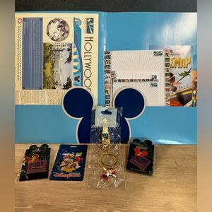 Classic Hong Kong Disneyland Resort Memorabilia Collection Pins and Ephemera